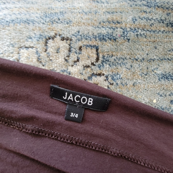 ELEGANT BROWN DRESS - Picture 4 of 6